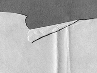 image of edge cut in paper