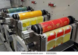 picture of multi-color flexography printer